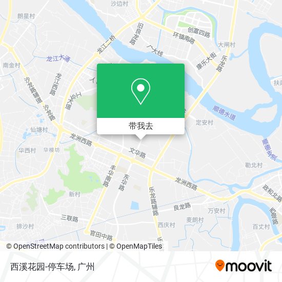 西溪花园-停车场地图