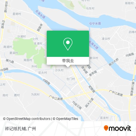 祥记纸扎铺地图