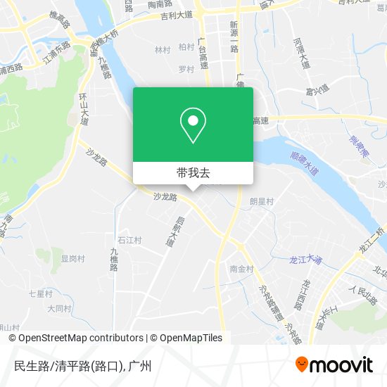 民生路/清平路(路口)地图