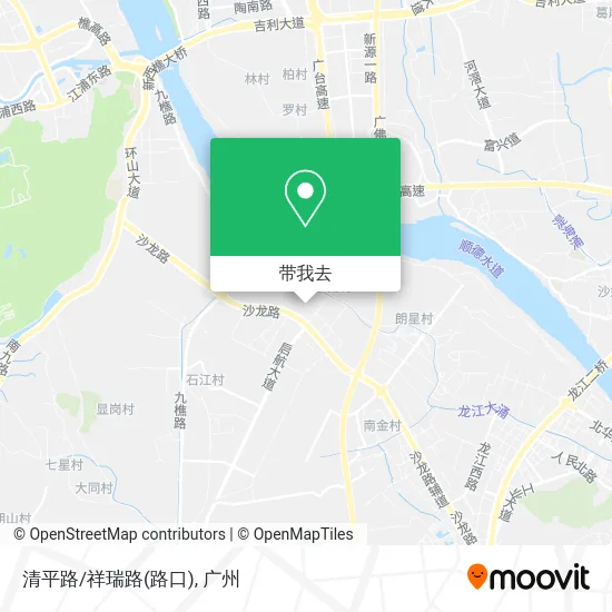 清平路/祥瑞路(路口)地图