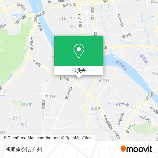 积顺凉茶行地图