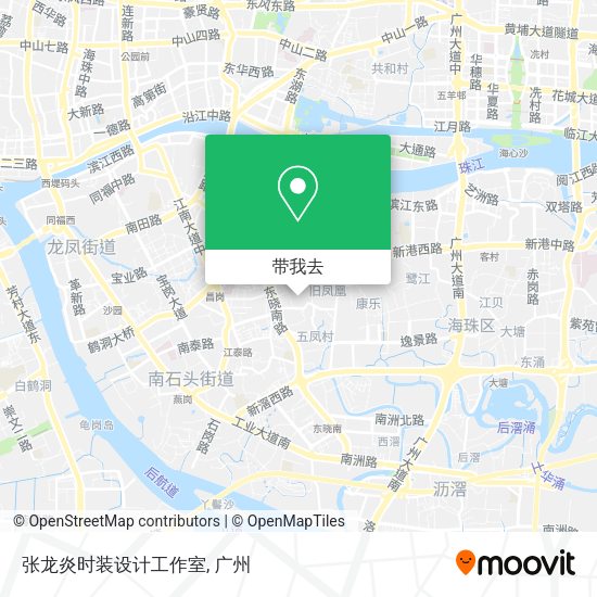 张龙炎时装设计工作室地图