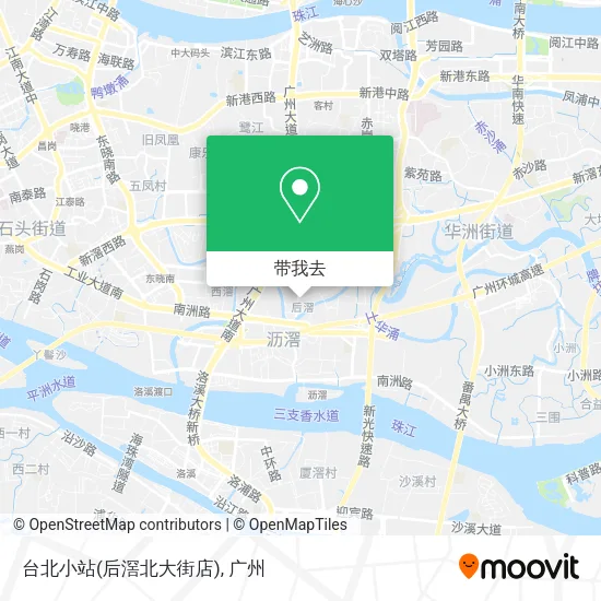 台北小站(后滘北大街店)地图