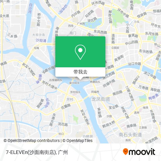 7-ELEVEn(沙面南街店)地图