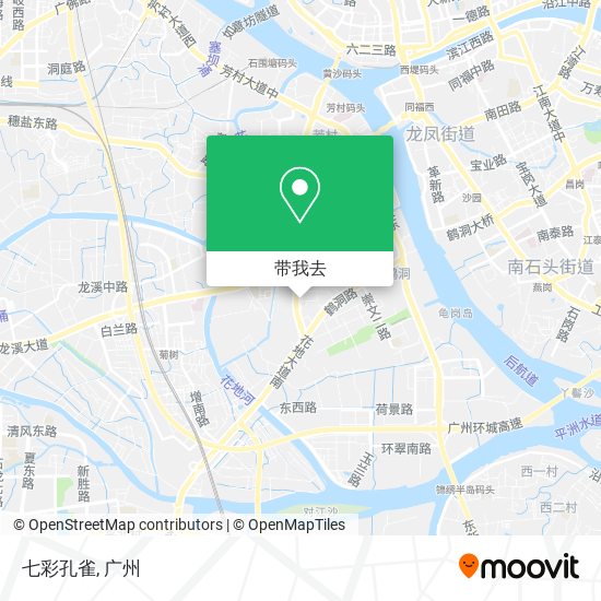 七彩孔雀地图