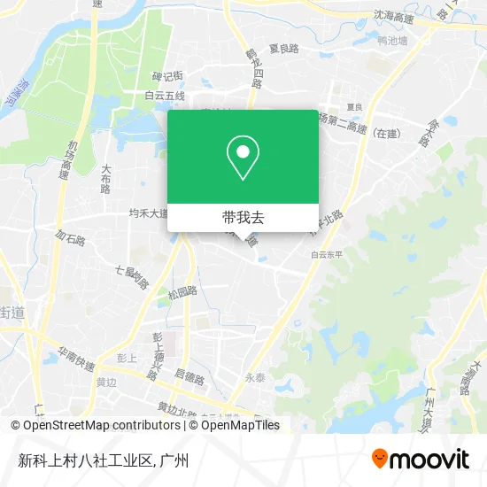 新科上村八社工业区地图