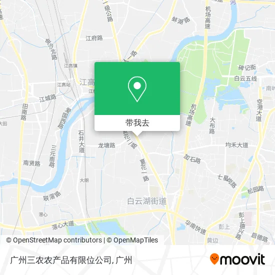 广州三农农产品有限位公司地图