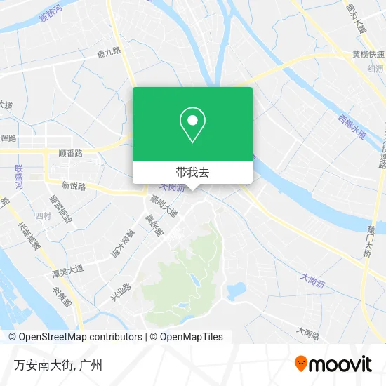 万安南大街地图