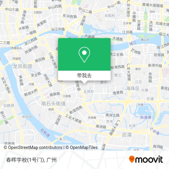 春晖学校(1号门)地图