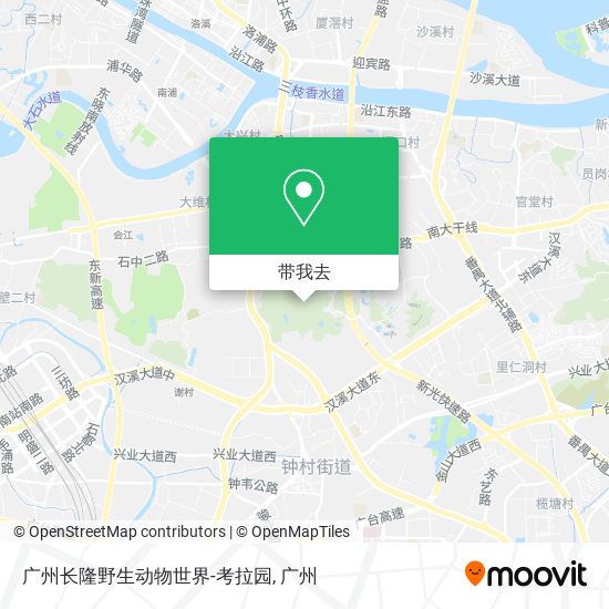 广州长隆野生动物世界-考拉园地图