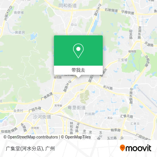 广集堂(河水分店)地图