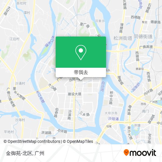 金御苑-北区地图