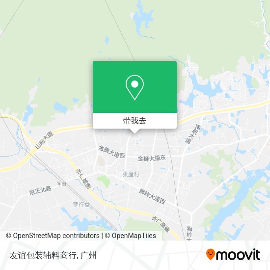 友谊包装辅料商行地图