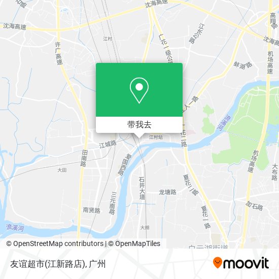 友谊超市(江新路店)地图
