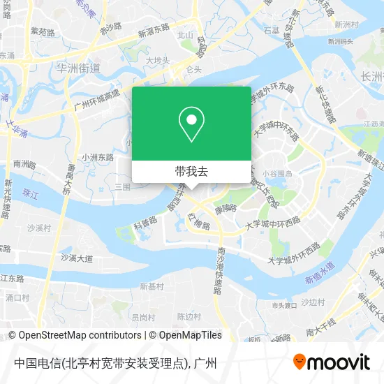 中国电信(北亭村宽带安装受理点)地图