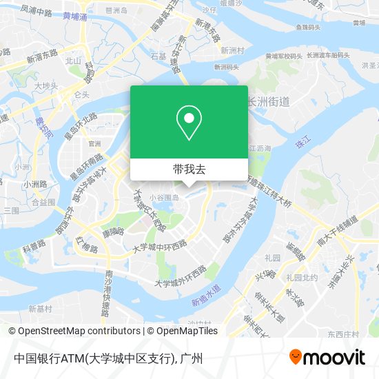 中国银行ATM(大学城中区支行)地图