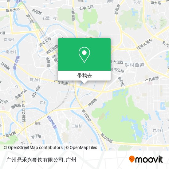 广州鼎禾兴餐饮有限公司地图