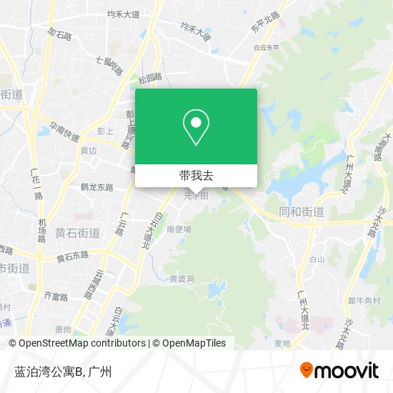 蓝泊湾公寓B地图