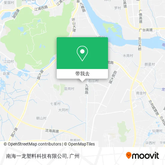 南海一龙塑料科技有限公司地图
