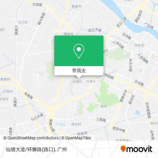仙塘大道/环狮路(路口)地图