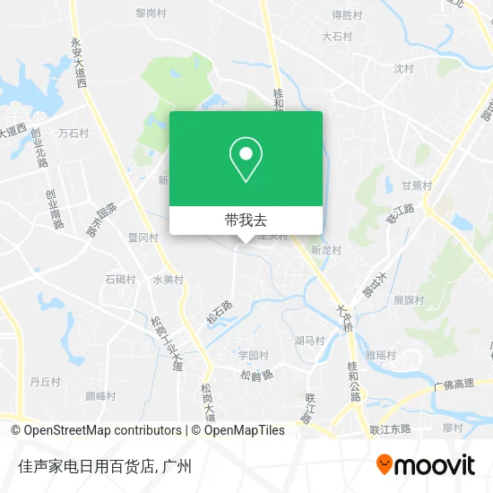 佳声家电日用百货店地图