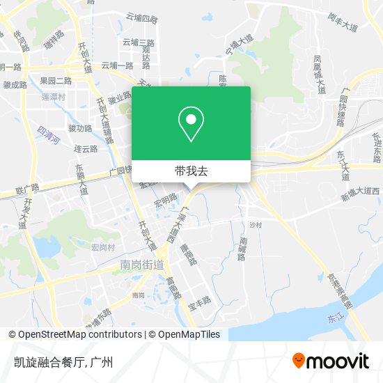 凯旋融合餐厅地图