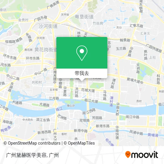 广州黛赫医学美容地图