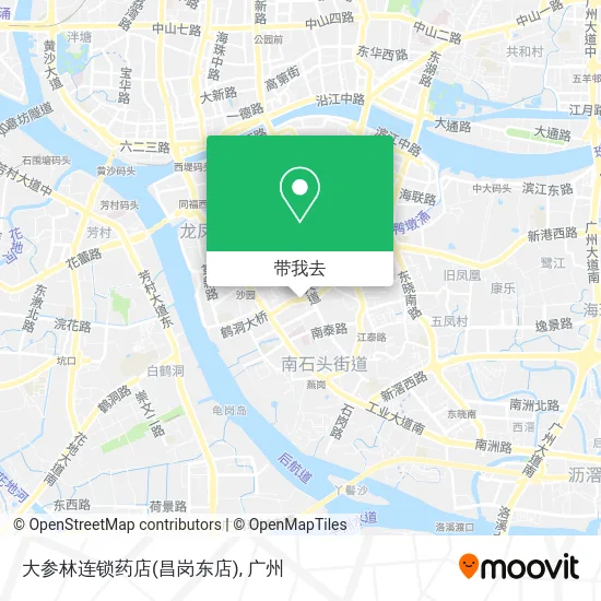 大参林连锁药店(昌岗东店)地图