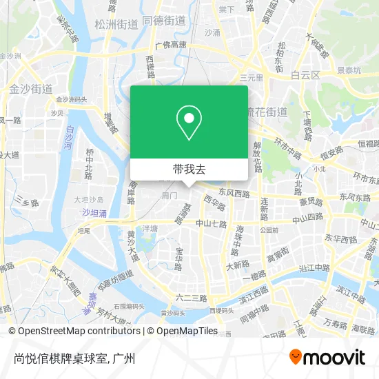 尚悦倌棋牌桌球室地图