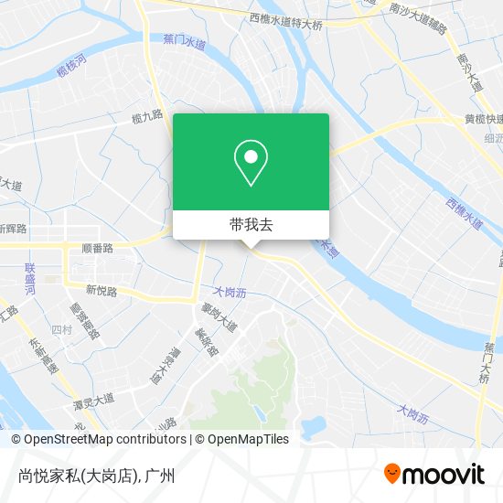 尚悦家私(大岗店)地图