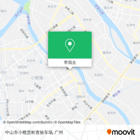 中山市小榄货柜查验车场地图