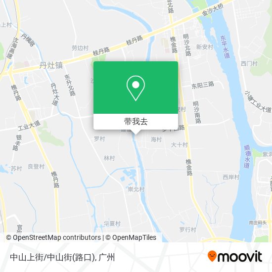中山上街/中山街(路口)地图