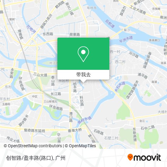 创智路/盈丰路(路口)地图