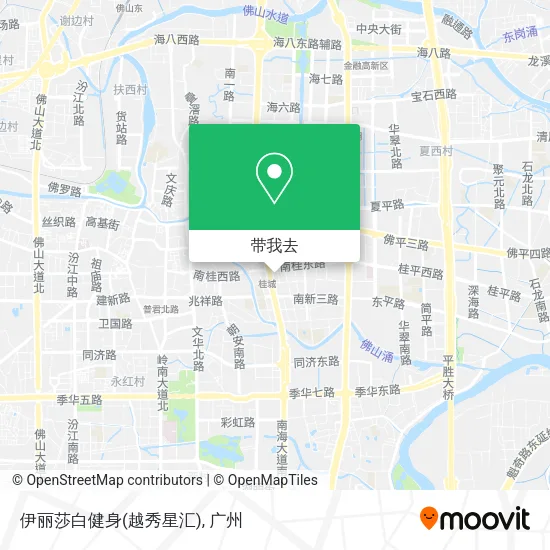 伊丽莎白健身(越秀星汇)地图