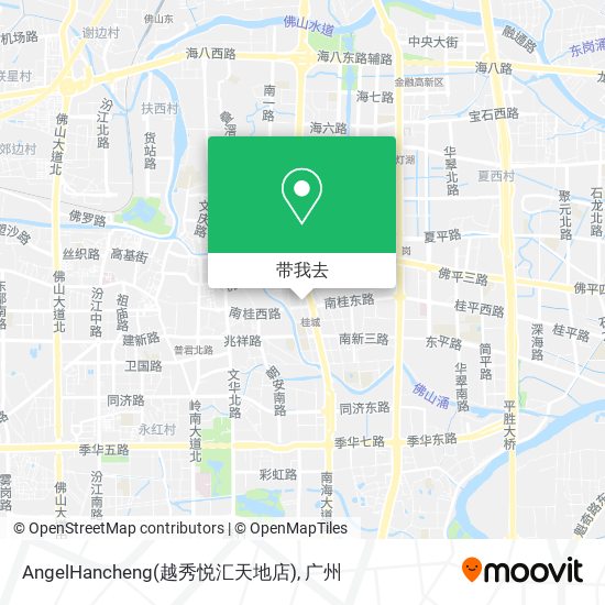 AngelHancheng(越秀悦汇天地店)地图
