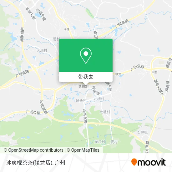 冰爽檬茶茶(镇龙店)地图