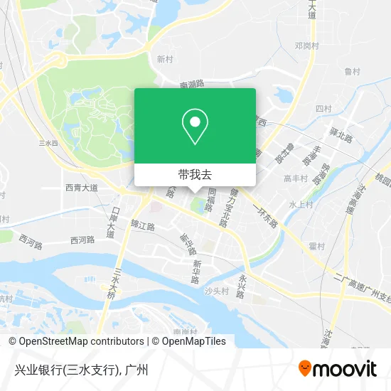 兴业银行(三水支行)地图
