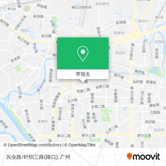 兴业路/针织三路(路口)地图