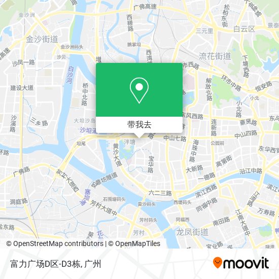 富力广场D区-D3栋地图