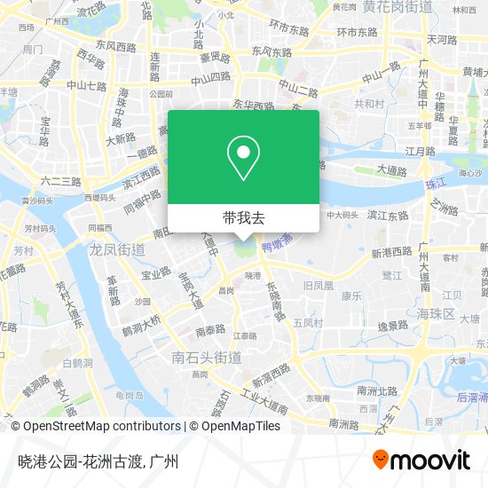晓港公园-花洲古渡地图