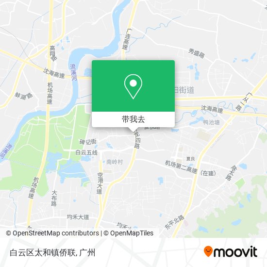 白云区太和镇侨联地图