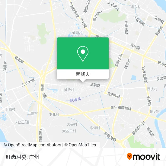 旺岗村委地图