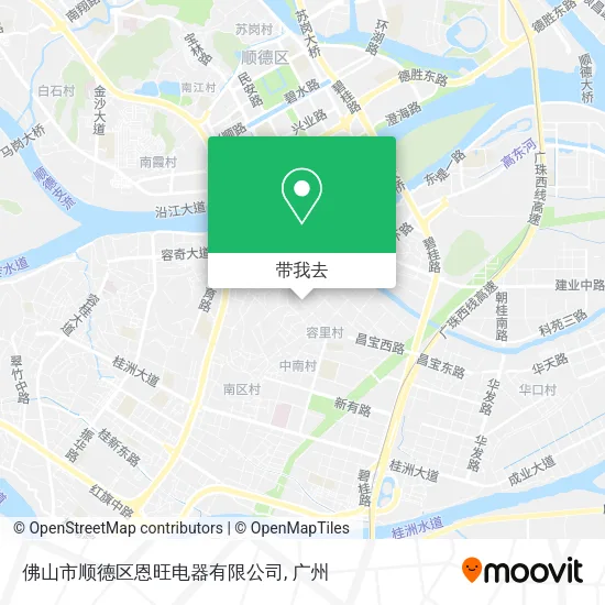 佛山市顺德区恩旺电器有限公司地图