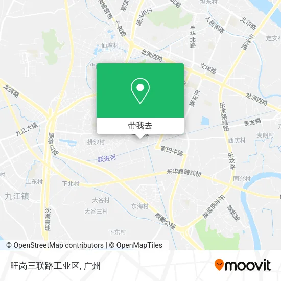 旺岗三联路工业区地图