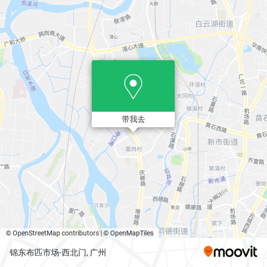 锦东布匹市场-西北门地图