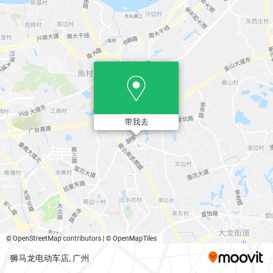 狮马龙电动车店地图