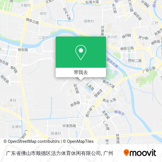 广东省佛山市顺德区活力体育休闲有限公司地图