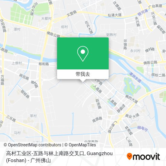 高村工业区-五路与林上南路交叉口地图
