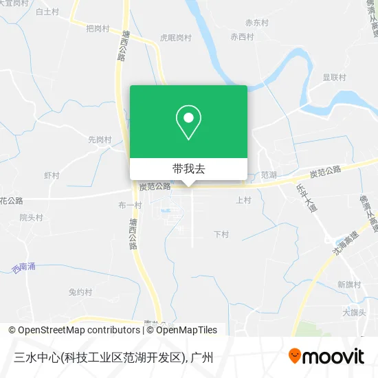 三水中心(科技工业区范湖开发区)地图