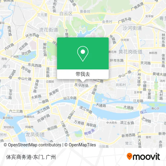体宾商务港-东门地图